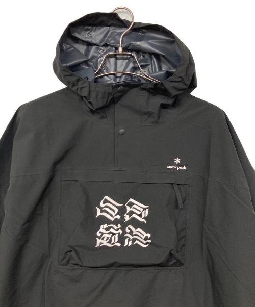 Snow peak（スノーピーク）Snow peak (スノーピーク) GEZAN PACKABLE Rain PONCHO ブラック サイズ:記載なし 未使用品の古着・服飾アイテム
