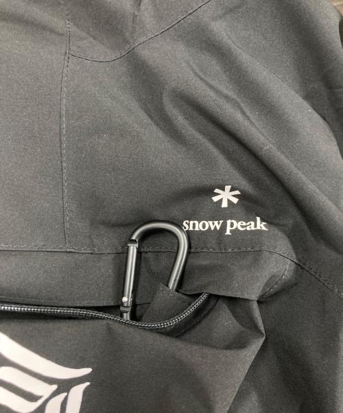 Snow peak（スノーピーク）Snow peak (スノーピーク) GEZAN PACKABLE Rain PONCHO ブラック サイズ:記載なし 未使用品の古着・服飾アイテム