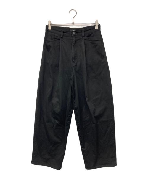 LAD MUSICIAN（ラッドミュージシャン）LAD MUSICIAN (ラッドミュージシャン) 1TUCK WIDE PANTS ブラック サイズ:42の古着・服飾アイテム