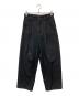 LAD MUSICIAN（ラッドミュージシャン）の古着「1TUCK WIDE PANTS」｜ブラック