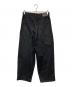 LAD MUSICIAN (ラッドミュージシャン) 1TUCK WIDE PANTS ブラック サイズ:42：5000円
