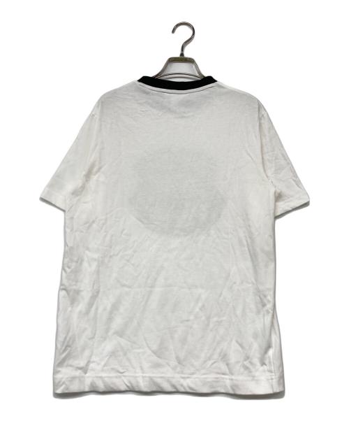 LACOSTE（ラコステ）LACOSTE (ラコステ) ヴィンテージプリントリンガーTシャツ ホワイト サイズ:Sの古着・服飾アイテム