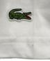 中古・古着 LACOSTE (ラコステ) ヴィンテージプリントリンガーTシャツ ホワイト サイズ:S：4000円