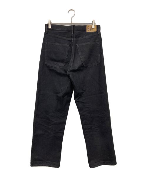 BLUE WORK（ブルーワーク）BLUE WORK (ブルーワーク) 13.5オンスデニム ワイドデニム ブラック サイズ:31の古着・服飾アイテム