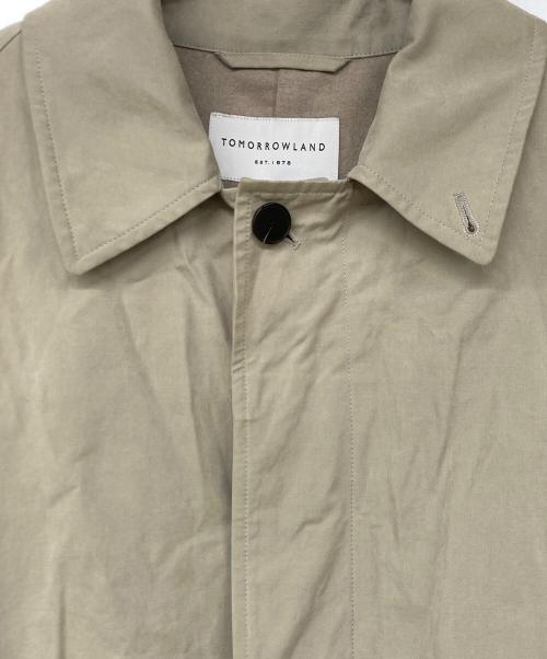 TOMORROW LAND（トゥモローランド）TOMORROW LAND (トゥモローランド) コットンポリエステルナイロンステンカラーコート ベージュ サイズ:Ｍの古着・服飾アイテム