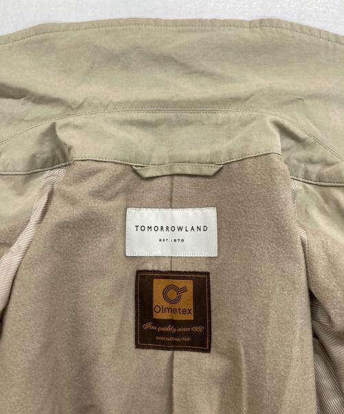 TOMORROW LAND（トゥモローランド）TOMORROW LAND (トゥモローランド) コットンポリエステルナイロンステンカラーコート ベージュ サイズ:Ｍの古着・服飾アイテム