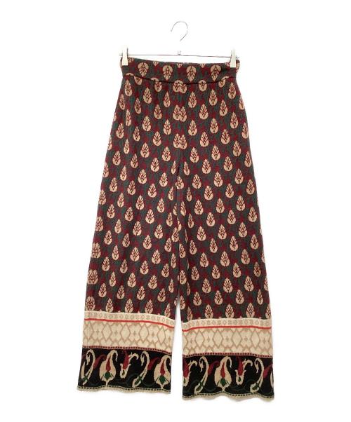 TAN（タン）TAN (タン) MIX PATTERN PT ブラウン サイズ:Fの古着・服飾アイテム