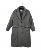 PRADAプラダ）の古着「Cashmere Lana Padded Coat」｜グレー