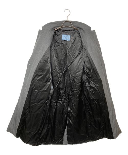PRADA（プラダ）PRADA (プラダ) Cashmere Lana Padded Coat グレー サイズ:38の古着・服飾アイテム
