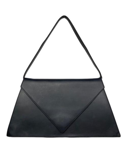 LOEWE（ロエベ）LOEWE (ロエベ) ロゴ型押しワンショルダーバッグ ブラックの古着・服飾アイテム