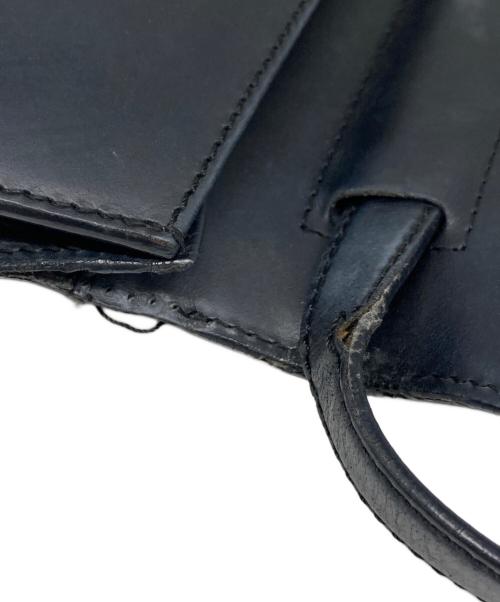 LOEWE（ロエベ）LOEWE (ロエベ) ロゴ型押しワンショルダーバッグ ブラックの古着・服飾アイテム