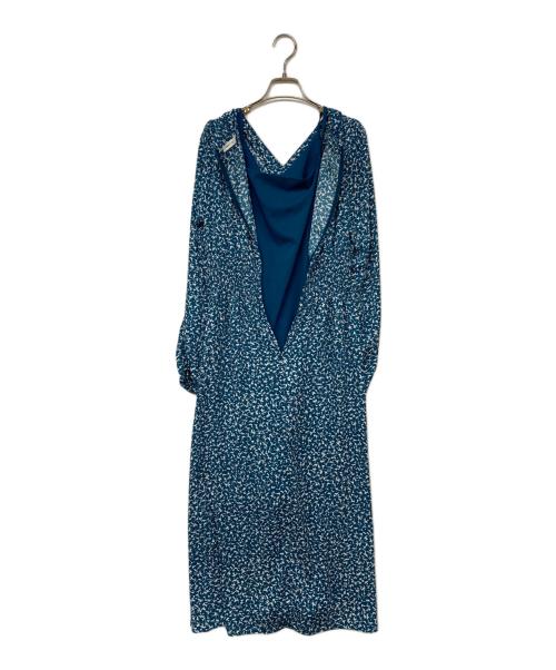 FRAY ID（フレイ アイディー）FRAY ID (フレイ アイディー) ヴィンテージナローワンピース ブルー サイズ:1の古着・服飾アイテム