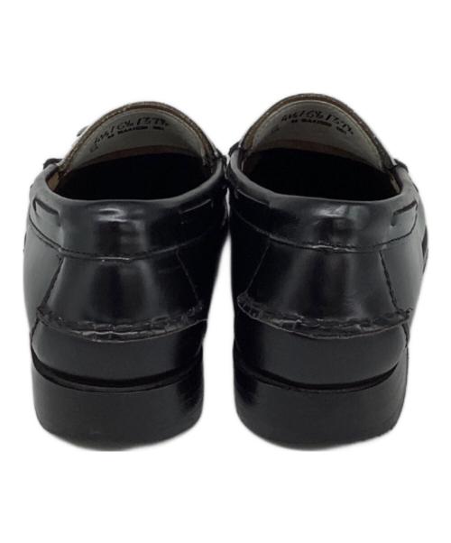 G.H.BASS（ジーエイチバス）G.H.BASS (ジーエイチバス) キルトタッセルローファー ブラック サイズ:37 1/2の古着・服飾アイテム