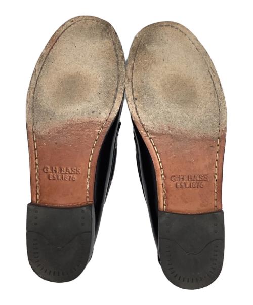 G.H.BASS（ジーエイチバス）G.H.BASS (ジーエイチバス) キルトタッセルローファー ブラック サイズ:37 1/2の古着・服飾アイテム