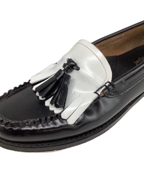 G.H.BASS（ジーエイチバス）G.H.BASS (ジーエイチバス) キルトタッセルローファー ブラック サイズ:37 1/2の古着・服飾アイテム