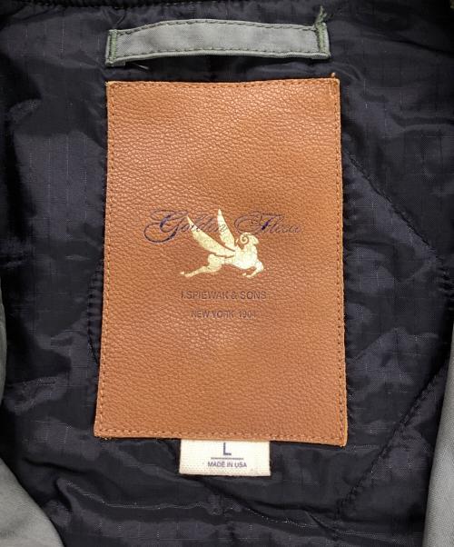 GOLDEN FLEECE（ゴールデン フリース）GOLDEN FLEECE (ゴールデン フリース) フライトジャケット オリーブ サイズ:Lの古着・服飾アイテム