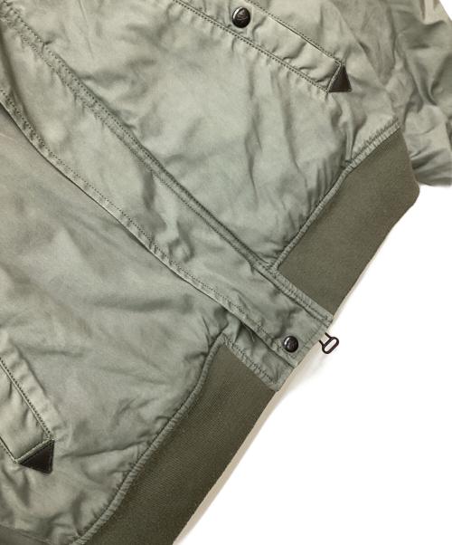 GOLDEN FLEECE（ゴールデン フリース）GOLDEN FLEECE (ゴールデン フリース) フライトジャケット オリーブ サイズ:Lの古着・服飾アイテム