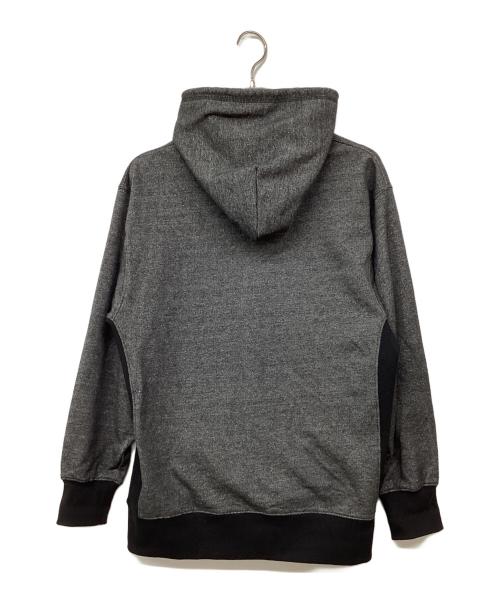 NANGA（ナンガ）NANGA (ナンガ) ECO HYBRID MINI BOX LOGO EMBROIDERY SWEAT HOODIE グレー サイズ:Ｍの古着・服飾アイテム