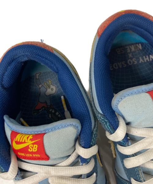 NIKE SB（ナイキエスビー）NIKE SB (ナイキエスビー) Why So Sad? (ワイ ソー サッド?) Dunk Low ブルー サイズ:25.5の古着・服飾アイテム