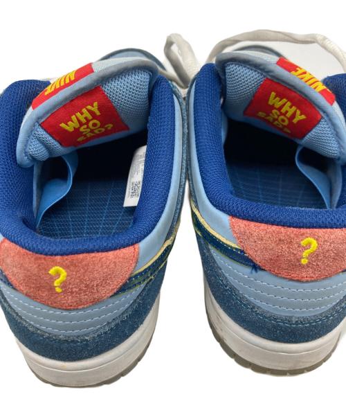 NIKE SB（ナイキエスビー）NIKE SB (ナイキエスビー) Why So Sad? (ワイ ソー サッド?) Dunk Low ブルー サイズ:25.5の古着・服飾アイテム