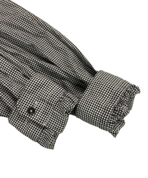 Porter Classic（ポータークラシック）Porter Classic (ポータークラシック) DIRECTOR’S GINGHAM CHECK SHIRT ブラック サイズ:3 未使用品の古着・服飾アイテム