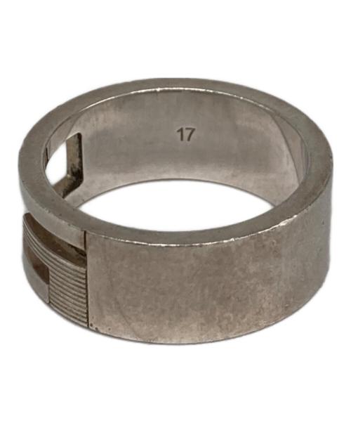 GUCCI（グッチ）GUCCI (グッチ) カットアウトGリング シルバー サイズ:17号の古着・服飾アイテム