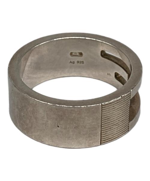 GUCCI（グッチ）GUCCI (グッチ) カットアウトGリング シルバー サイズ:17号の古着・服飾アイテム