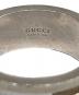 中古・古着 GUCCI (グッチ) カットアウトGリング シルバー サイズ:17号：8000円