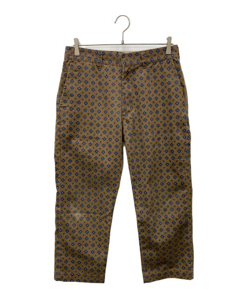 SUPREME（シュプリーム）SUPREME (シュプリーム) フラワーワークパンツ ブラウン サイズ:30の古着・服飾アイテム