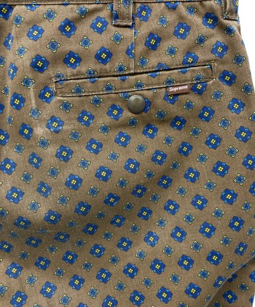 SUPREME（シュプリーム）SUPREME (シュプリーム) フラワーワークパンツ ブラウン サイズ:30の古着・服飾アイテム