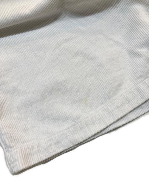 stussy（ステューシー）stussy (ステューシー) コーデュロイハーフパンツ ホワイト サイズ:Mの古着・服飾アイテム