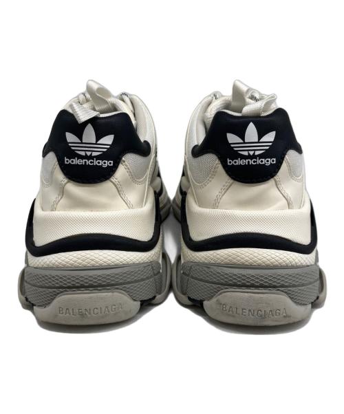 adidas（アディダス）adidas (アディダス) BALENCIAGA (バレンシアガ) TRIPLE S ブラック×ホワイト サイズ:41の古着・服飾アイテム