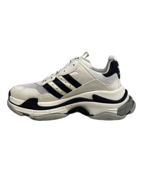 adidas（アディダス）adidas (アディダス) BALENCIAGA (バレンシアガ) TRIPLE S ブラック×ホワイト サイズ:41の古着・服飾アイテム