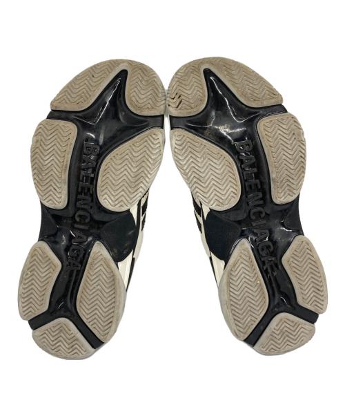 adidas（アディダス）adidas (アディダス) BALENCIAGA (バレンシアガ) TRIPLE S ブラック×ホワイト サイズ:41の古着・服飾アイテム