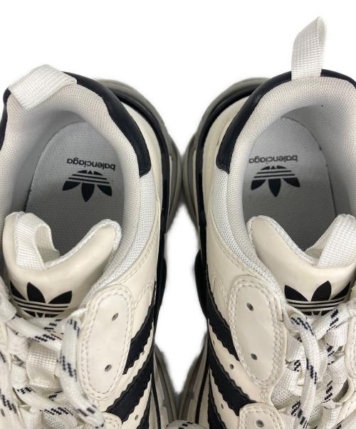 adidas（アディダス）adidas (アディダス) BALENCIAGA (バレンシアガ) TRIPLE S ブラック×ホワイト サイズ:41の古着・服飾アイテム