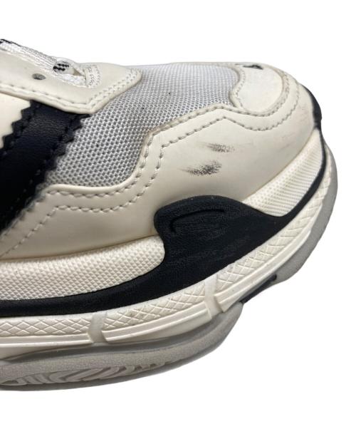 adidas（アディダス）adidas (アディダス) BALENCIAGA (バレンシアガ) TRIPLE S ブラック×ホワイト サイズ:41の古着・服飾アイテム