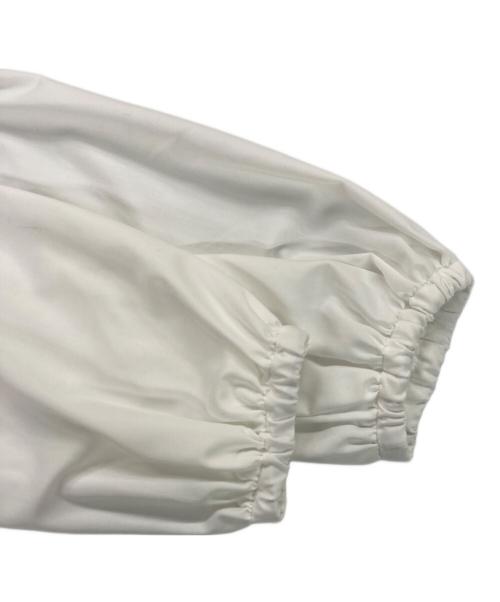 UNITED ARROWS（ユナイテッドアローズ）UNITED ARROWS (ユナイテッドアローズ) フリルカラー フレアスリーブ ブラウス ホワイト サイズ:記載なしの古着・服飾アイテム