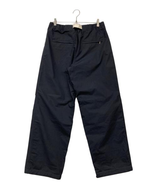 JIL SANDER（ジルサンダー）JIL SANDER (ジルサンダー) コットントラウザーパンツ ブラック サイズ:46の古着・服飾アイテム