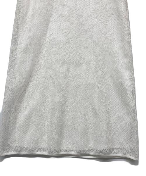 Snidel（スナイデル）Snidel (スナイデル) ニットレースワンピ ホワイト サイズ:Fの古着・服飾アイテム