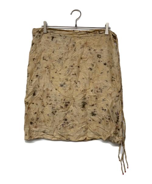 TADO（タド）TADO (タド) シルクスカート ベージュ サイズ:記載なしの古着・服飾アイテム