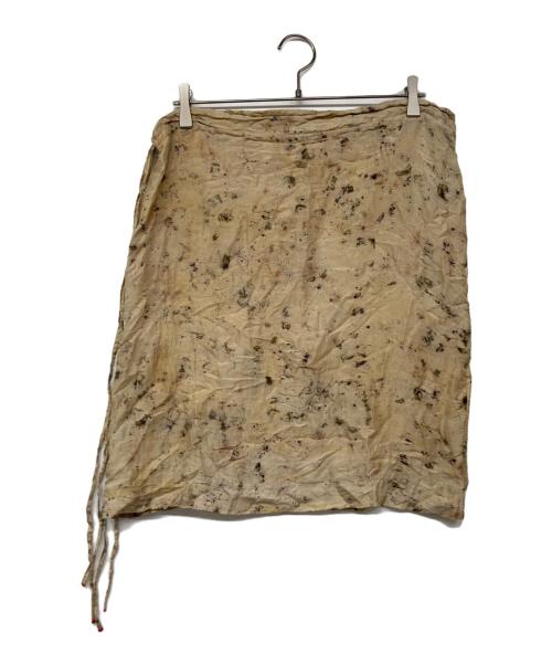 TADO（タド）TADO (タド) シルクスカート ベージュ サイズ:記載なしの古着・服飾アイテム