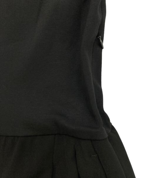 Rouge vif（ルージュヴィフ）Rouge vif (ルージュヴィフ) パット付きベアトップサロペット ブラック サイズ:36の古着・服飾アイテム