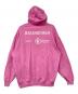 BALENCIAGA (バレンシアガ) WORLD FOOD PROGRAMME PULLOVERPARKA ピンク サイズ:S：19000円