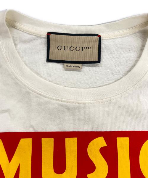 GUCCI（グッチ）GUCCI (グッチ) プリントTシャツ ホワイト サイズ:Sの古着・服飾アイテム