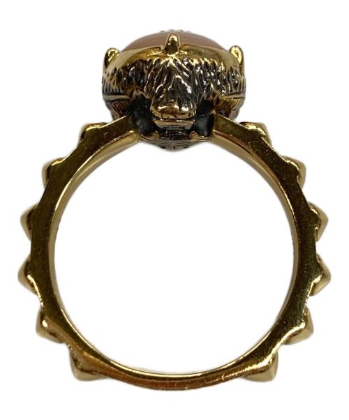 GUCCI（グッチ）GUCCI (グッチ) ピンクオパールダイヤモンドリング サイズ:11の古着・服飾アイテム