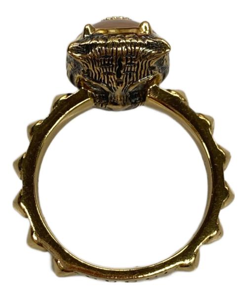 GUCCI（グッチ）GUCCI (グッチ) ピンクオパールダイヤモンドリング サイズ:11の古着・服飾アイテム