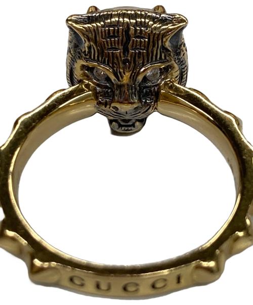 GUCCI（グッチ）GUCCI (グッチ) ピンクオパールダイヤモンドリング サイズ:11の古着・服飾アイテム