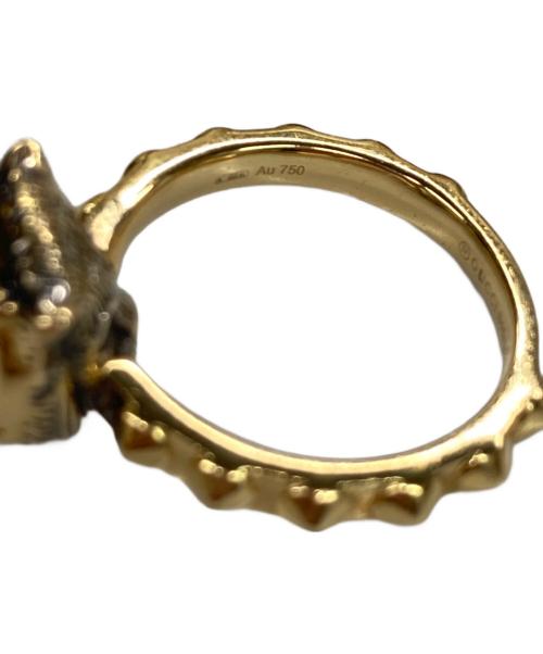 GUCCI（グッチ）GUCCI (グッチ) ピンクオパールダイヤモンドリング サイズ:11の古着・服飾アイテム