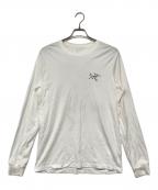 ARC'TERYXアークテリクス）の古着「ARC' MULTI BIRD LOGO LS/アークマルチバード ロゴ ロングスリーブ」｜ホワイト