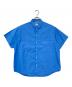 NECESSARY or UNNECESSARY（ネセサリーオアアンネセサリー）の古着「MINI COLLAR/半袖シャツ」｜ブルー